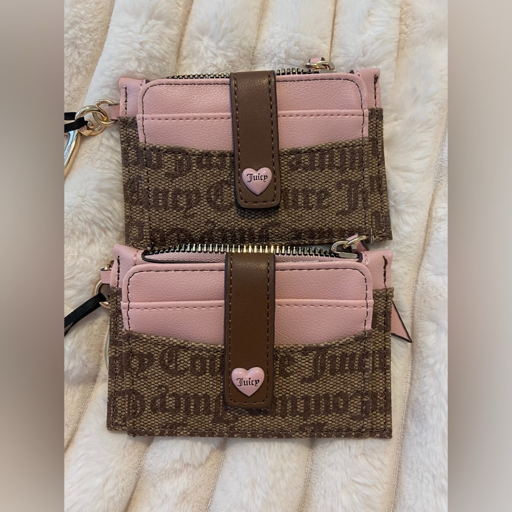 juicy couture “chestnut chino” card holder